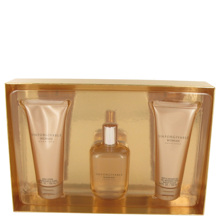 Unforgivable by Sean John – Gift Set — 4.2 oz Eau De Parfum Spray + 3.4 ...